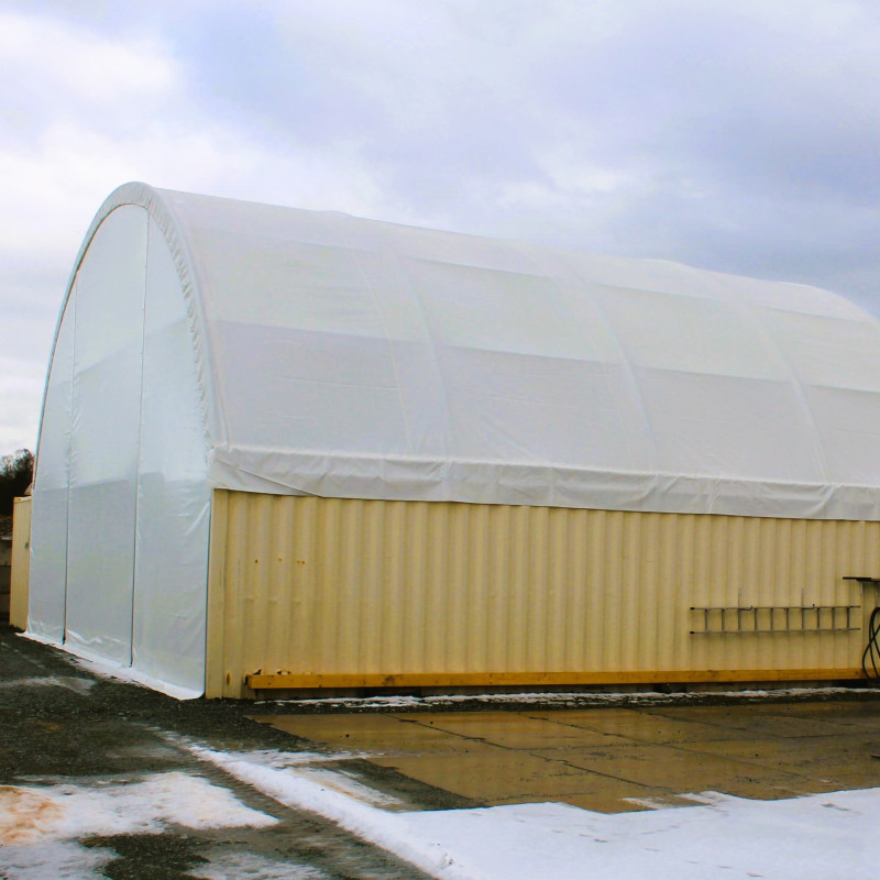 Rear wall for canopy with double truss frame 14.92 m GSC46B