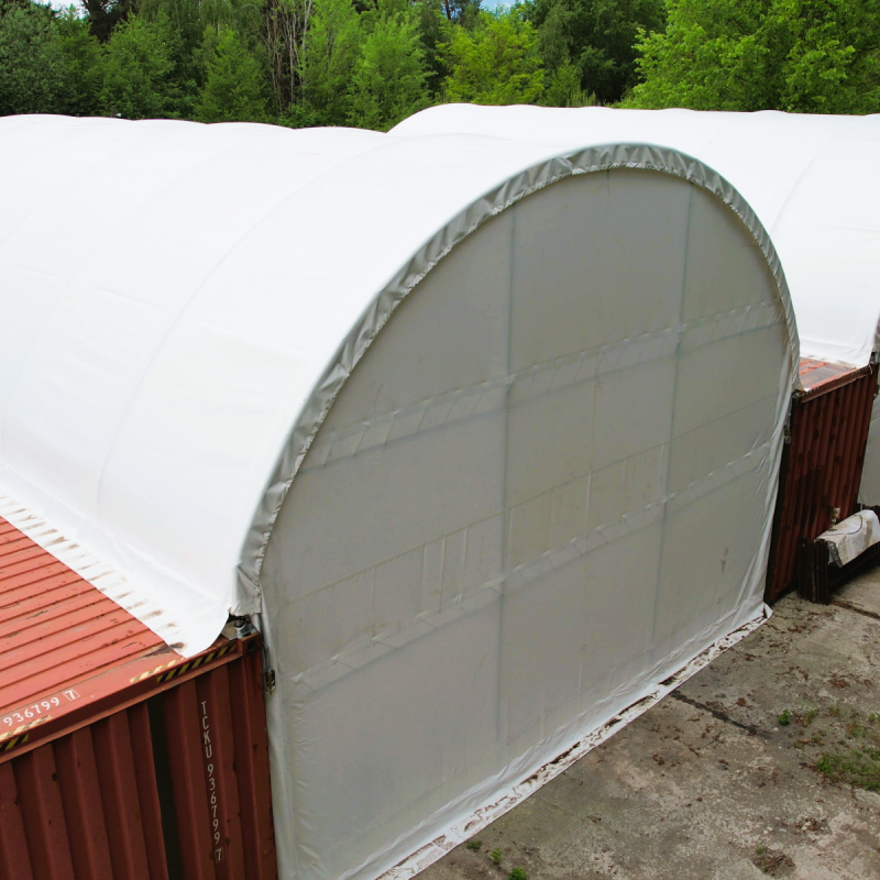 Rear wall for roofing 8 m C26B