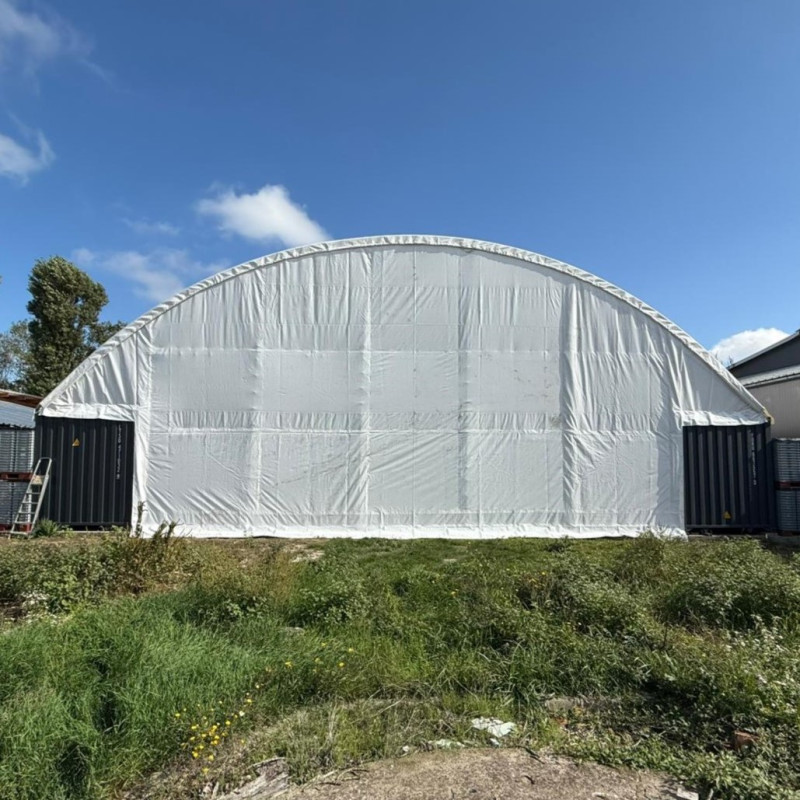 Zadaszenie kontenerowe komplet C604015S FW+FB 18×12 m