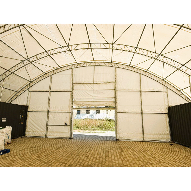 Zadaszenie kontenerowe komplet C604015S FW+FB 18×12 m