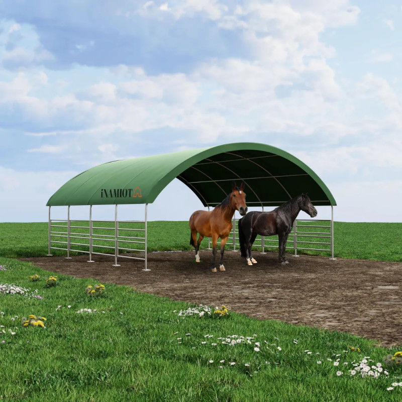 Mobiele weidetent voor paarden 6x6 m CTL2020