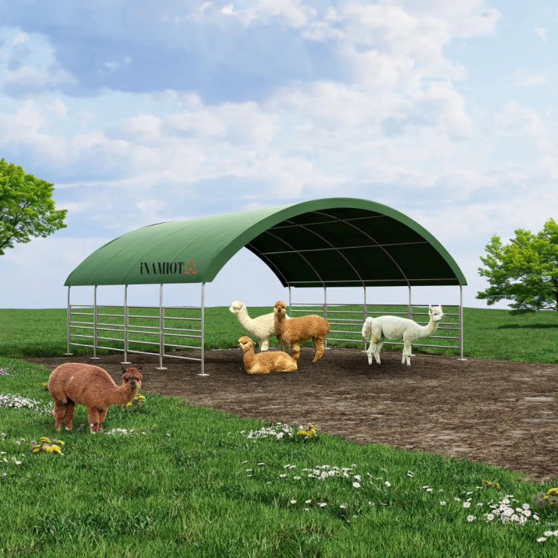 Vindskydd för köttboskap 8×8 m – modell CTL2626