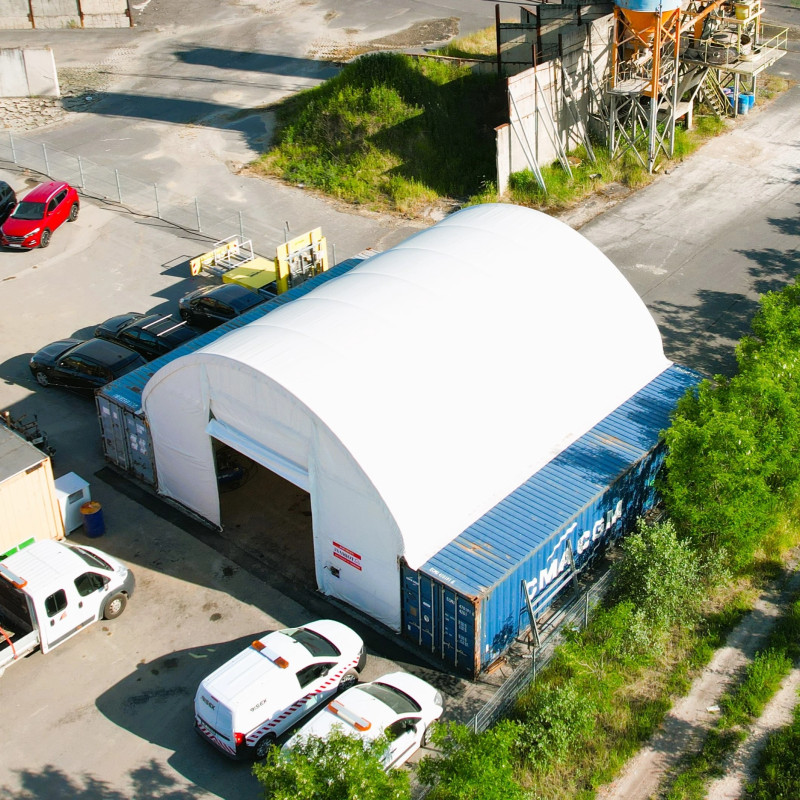 Konténer tetőfedő készlet GSC594016 FW+FB 18×12 m