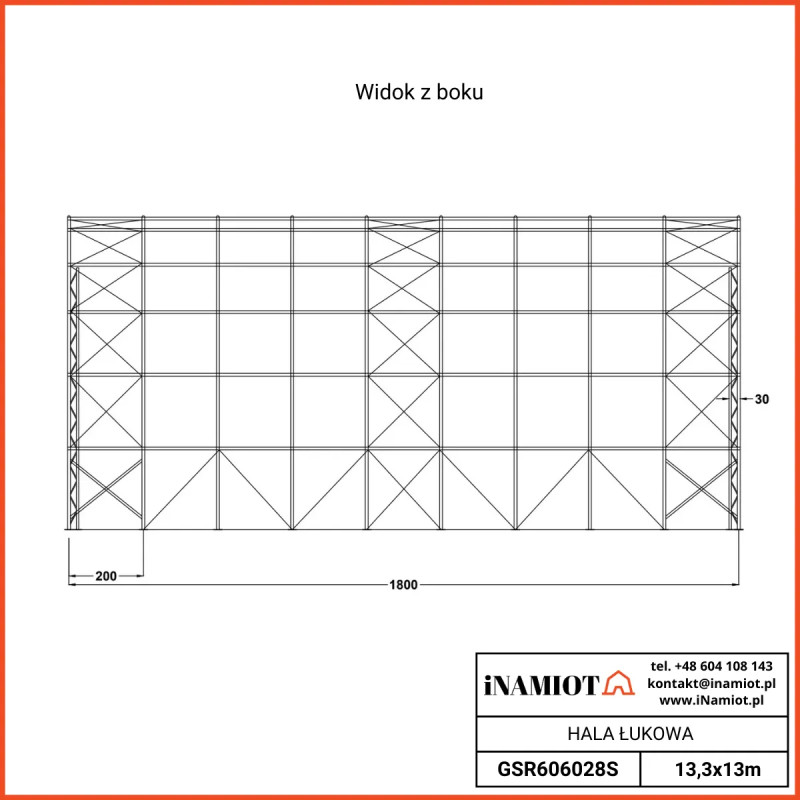 Hale łukowe GSR606028S 18,30x18.0