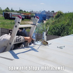 Zadaszenie kontenerowe 6x6 m C2020H z ścianą tylną Zadaszenie kontenerowe 6x6 m C2020H z ścianą tylną