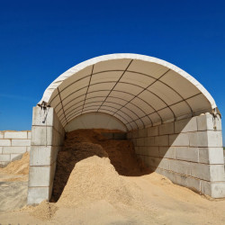 Copertine pentru boxe din beton BC2020 6x6m