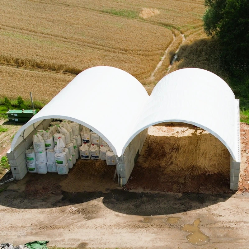 Acoperiș pe blocuri de beton  BC2640 8x12m