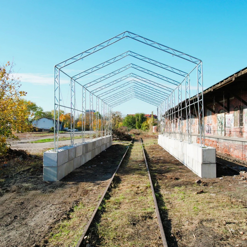 Abri chapiteaux de stockage 6x9m GS203016