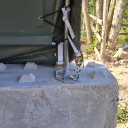 Tenda per balle di fieno 6x18 m 206012R Tenda per balle di fieno 6x18 m 206012R