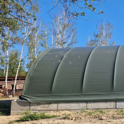 Tenda de fardos de feno 6x18 m 206012R Tenda de fardos de feno 6x18 m 206012R