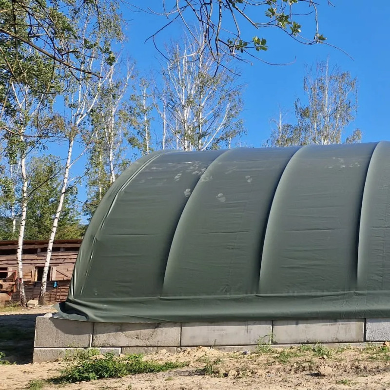 6x18 m-es szénabála-tároló csarnok 206012R