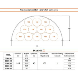 Hale i namioty magazynowe dla rolnictwaHala Łukowa 306515R 9.15×20 m Hale i namioty magazynowe dla rolnictwaHala Łukowa 306515R 9.15×20 m