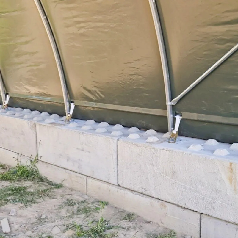 Félköríves raktársátrak 306515R 9,15×20 m