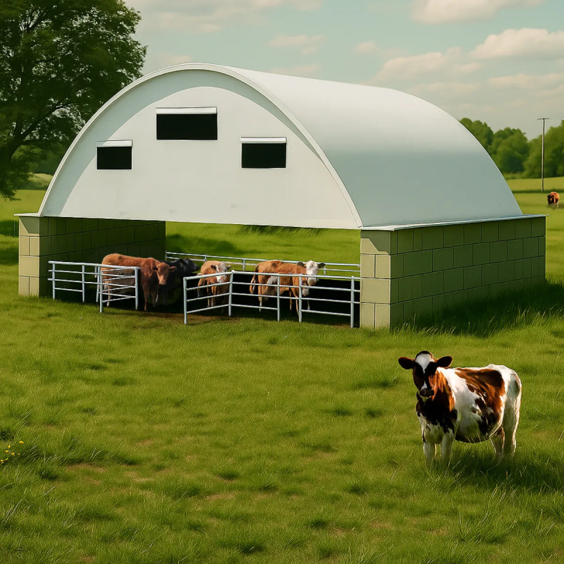 Tent canopy for cattle 10x12 m