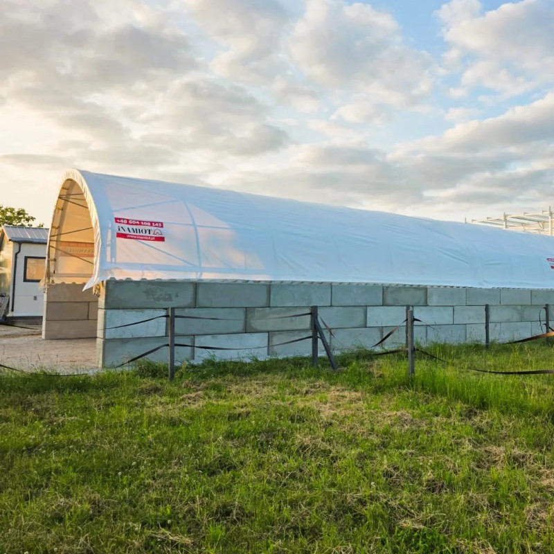 Obora namiotowa na bydło opasowe 12x24 m