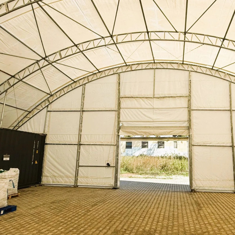 Coperture per lo spazio tra i container GSC704020 21×12 m