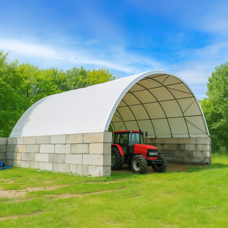 Canopy over concrete blocks BC3340 10x12 m Premium