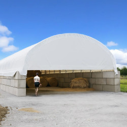 Betonnen doosdak met gevel BC2640 8x12m + GSC26FT