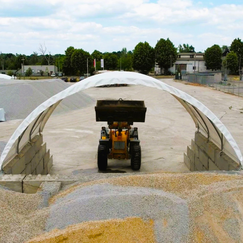 Abris pour conteneurs C2620 8x6 m