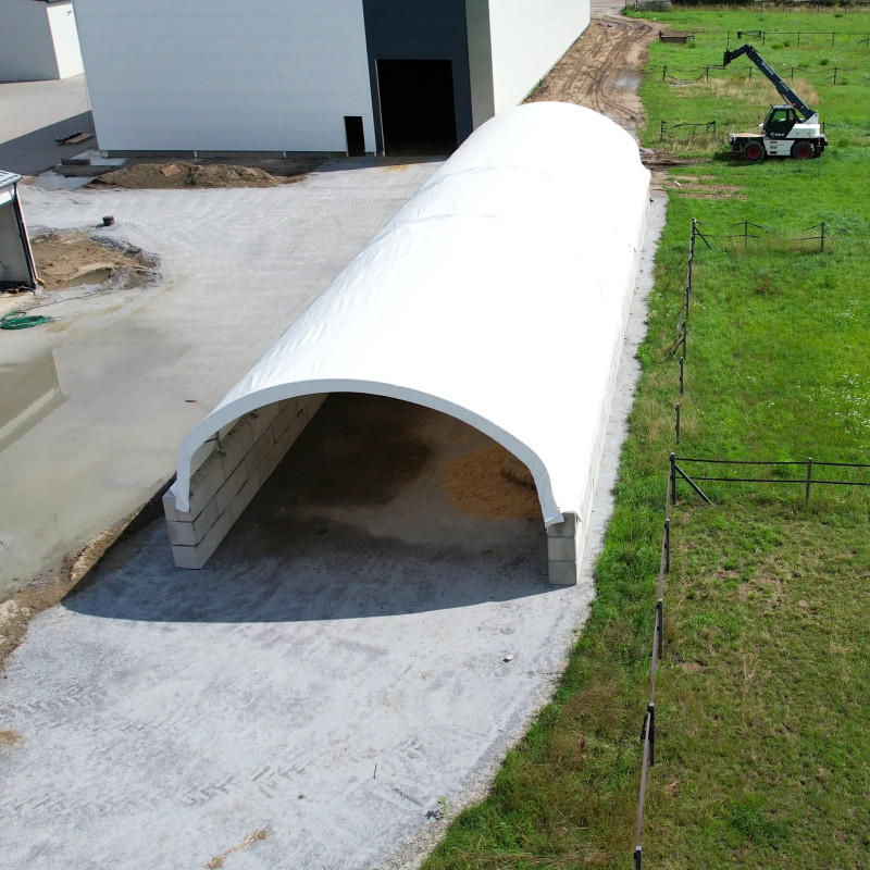 Plachtové přístřešky na lodní kontejnery GSC2640 8x12 m Premium