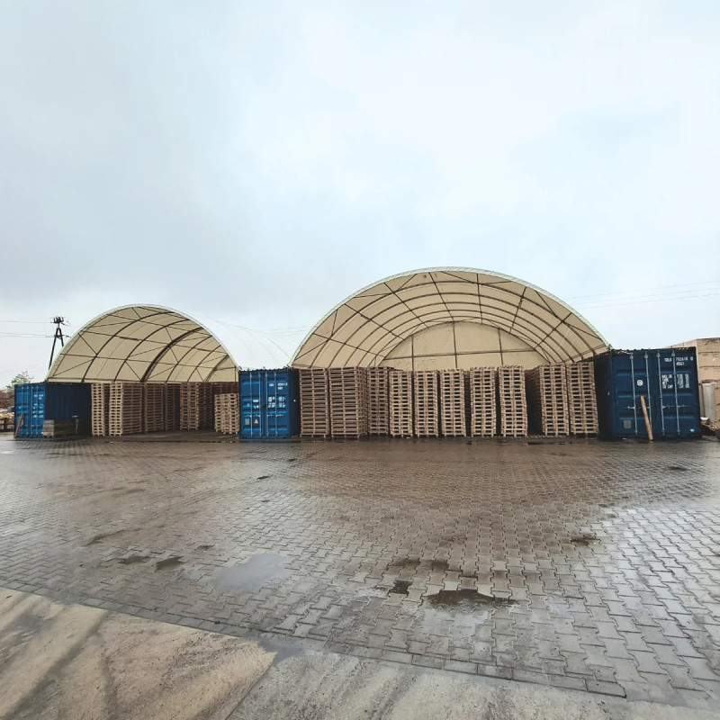 Stříška pro přepravní kontejnery GSC4040 Premium 12x12 m