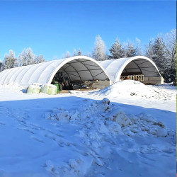 Tenda celeiro para gado 10x24 m