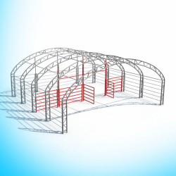 Pared frontal con puerta/partición para armario GS/CT3232