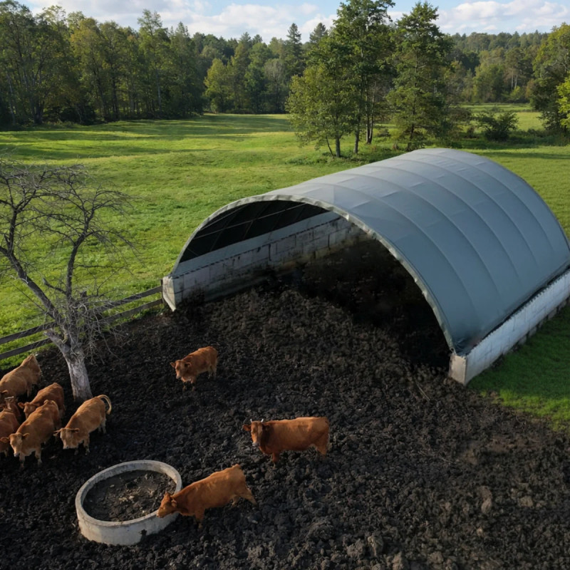 12x12 m stald til opfedning