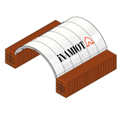 Abris pour conteneurs 6x12 m C2040