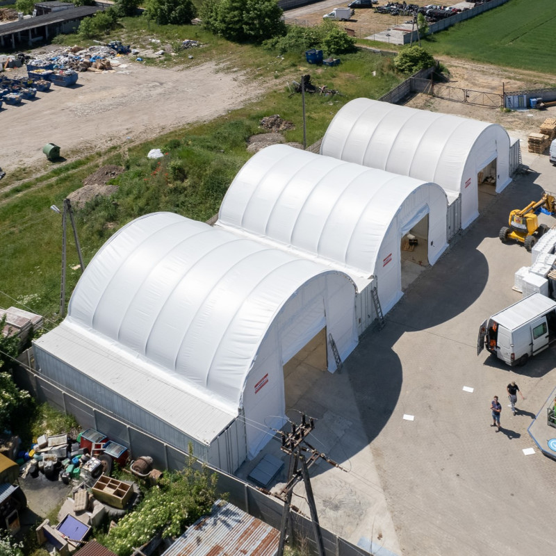 Copertura del container C3340 10x12 m