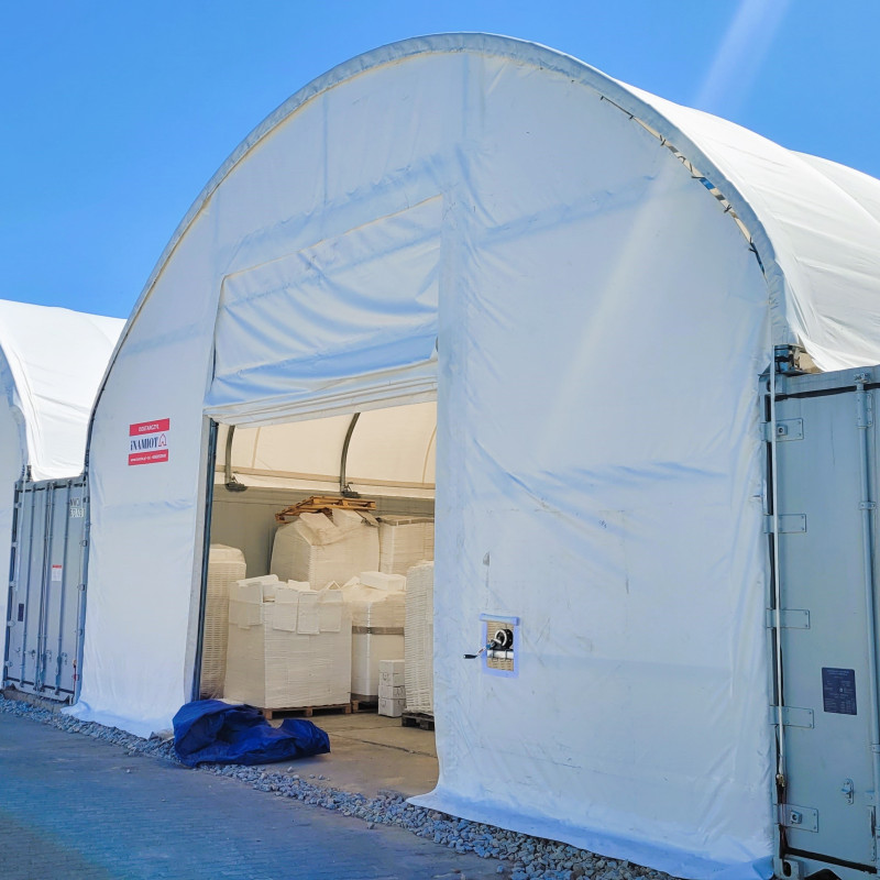 Copertura del container C3340 10x12 m