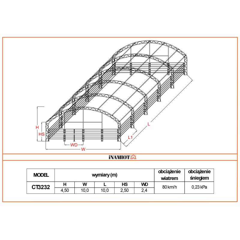 Ripari per il bestiame 10x10 m CT3232