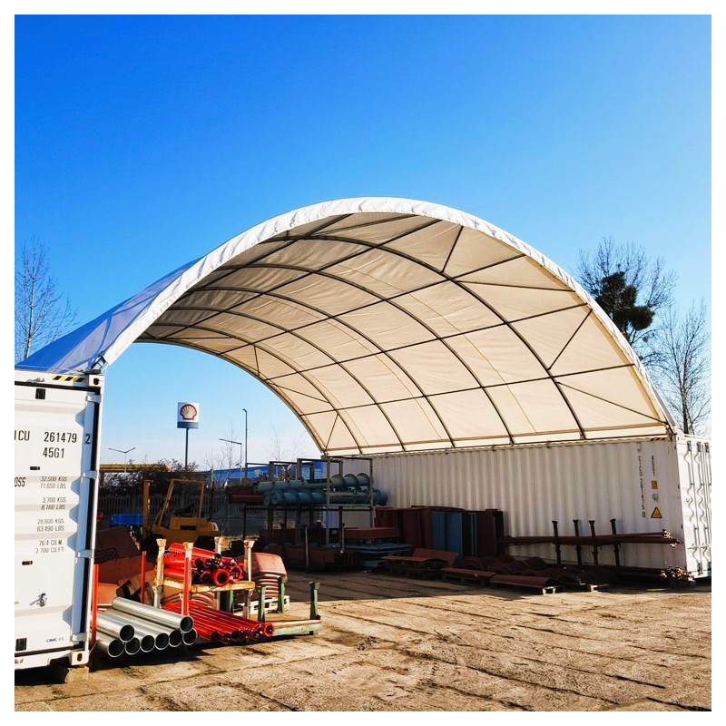 Přístřešky na kontejnery C4040 12x12 m