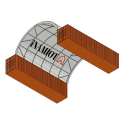 Containertält C4040 12x12 m