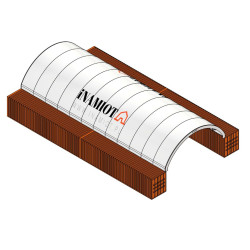 Konttikatto C4060 12x18 m