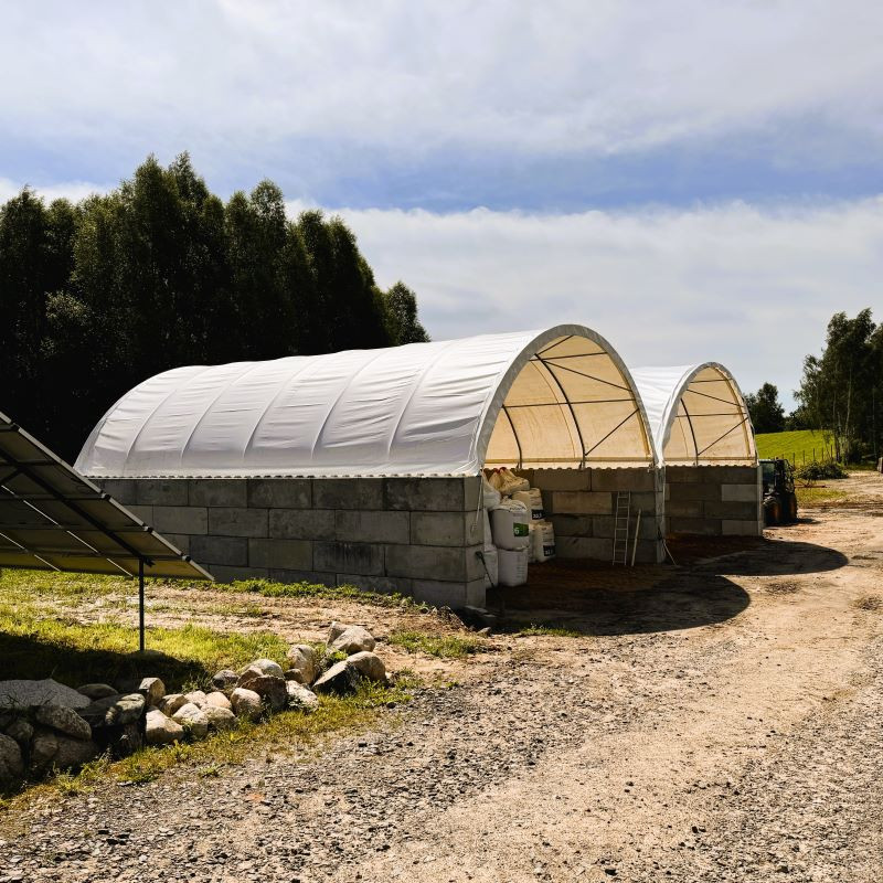 Přístřešky na kontejnery C2640 8x12 m
