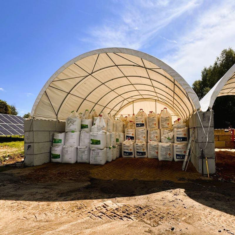 Abris pour conteneurs C2640 8x12 m