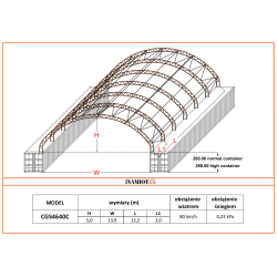 Zadaszenie kontenerowe podwójna rama GSC4640C 14,92×12,19 mZadaszenia konteneroweiNamiot.pl Sp. z oo. NIP PL8952240075 KRS 0000964218 Regon 521646629 Zadaszenie kontenerowe podwójna rama GSC4640C 14,92×12,19 mZadaszenia konteneroweiNamiot.pl Sp. z oo. NIP PL8952240075 KRS 0000964218 Regon 521646629