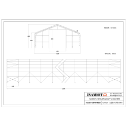 Namiot magazynowy 12.2 x 45.75 m GS4015021Hale i Namioty magazynowe Namiot magazynowy 12.2 x 45.75 m GS4015021Hale i Namioty magazynowe
