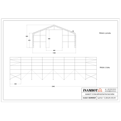Namiot magazynowy 12.2 x 24.40 m GS408021 Namiot magazynowy 12.2 x 24.40 m GS408021