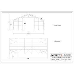 Namiot magazynowy 12.2 x 15.25 m GS405021 Namiot magazynowy 12.2 x 15.25 m GS405021
