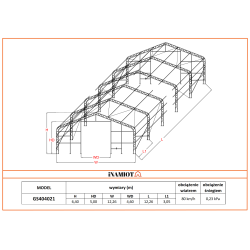 Namiot magazynowy 12.2 x 12.2 m GS404021Hale i Namioty magazynowe Namiot magazynowy 12.2 x 12.2 m GS404021Hale i Namioty magazynowe