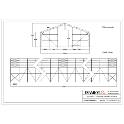 Namiot magazynowy 15.24 x 25.0  m GS508220 Namiot magazynowy 15.24 x 25.0  m GS508220