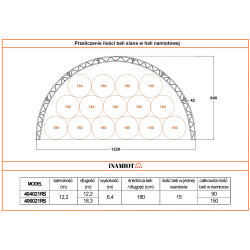 Hala łukowa GSR4010021S 12,2×30,50 m Hala łukowa GSR4010021S 12,2×30,50 m