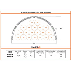 Hala łukowa GSR408021S 12,2×24,40 m Hala łukowa GSR408021S 12,2×24,40 m