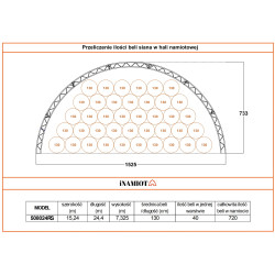 Hale łukowe 5012025R 15,25×36,6 m Hale łukowe 5012025R 15,25×36,6 m