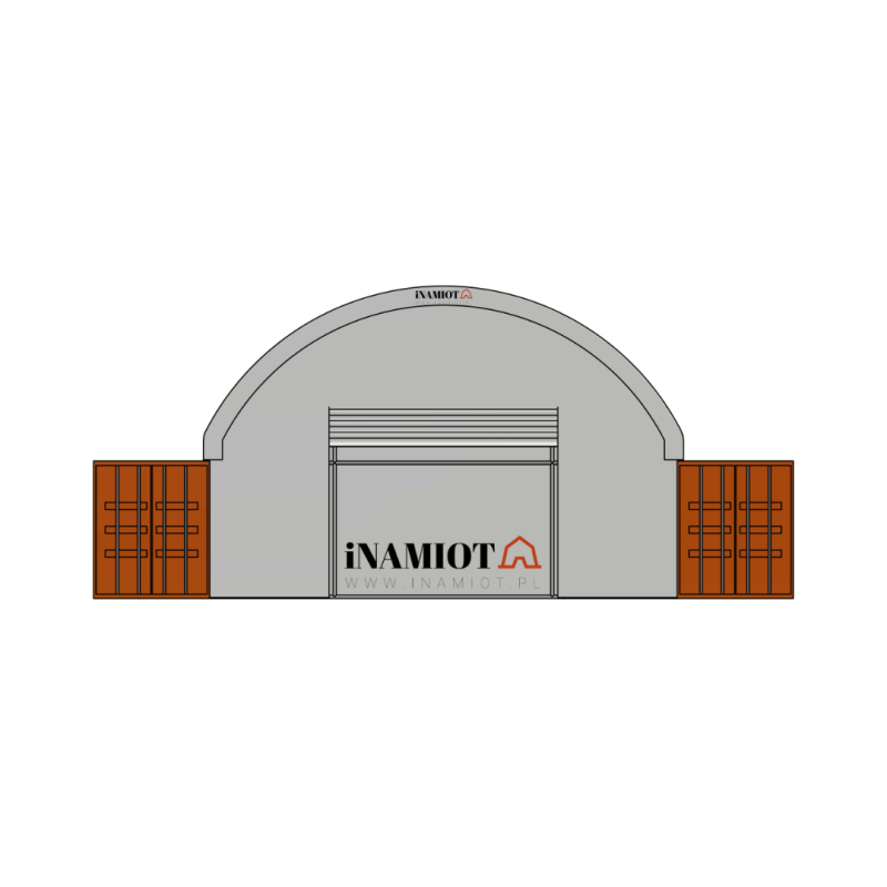 Pereți frontali pentru copertine de corturi de 10 m C33F