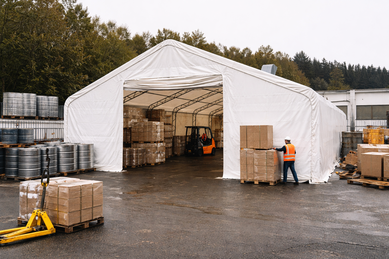 Czy hala namiotowa jest budynkiem