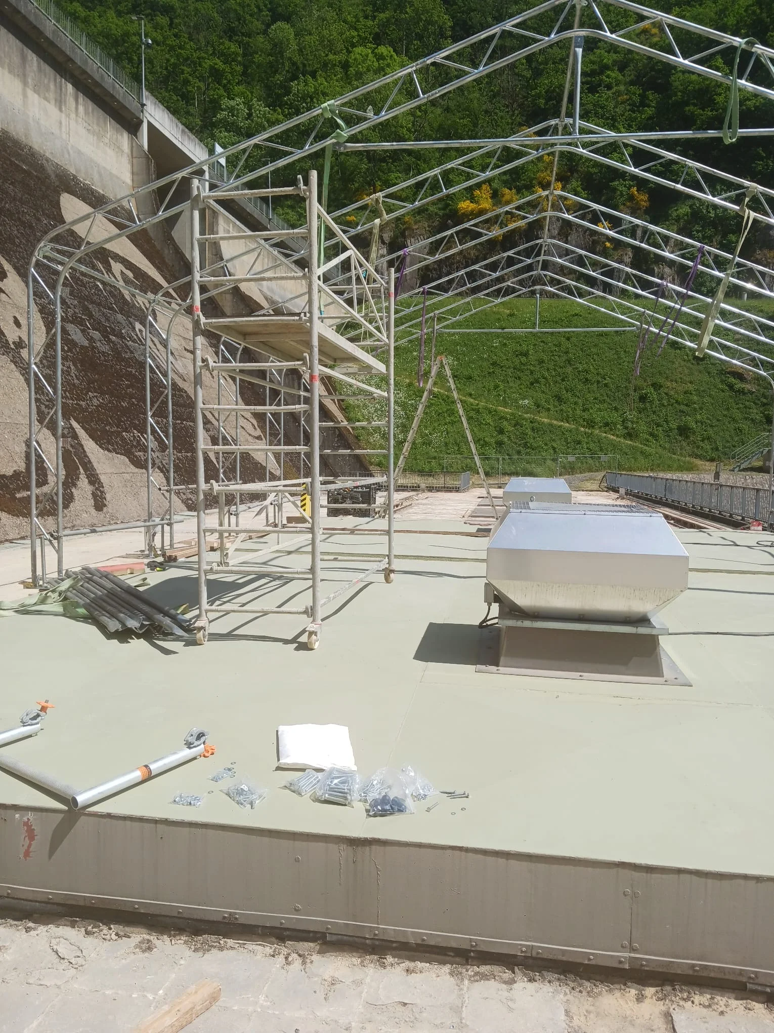 Magazyn namiotowy 10x10 m