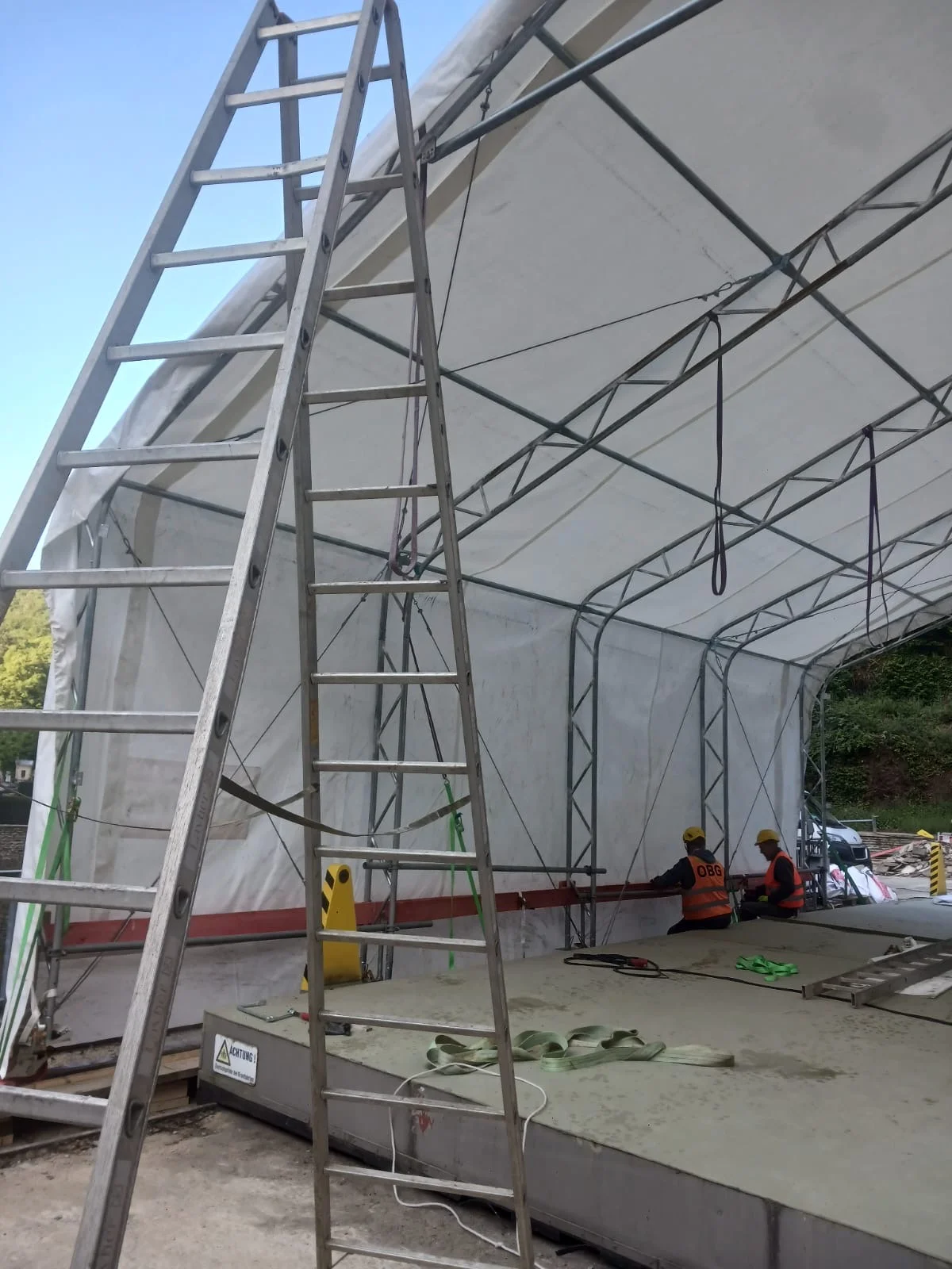 Namiot magazynowy 10x10 m